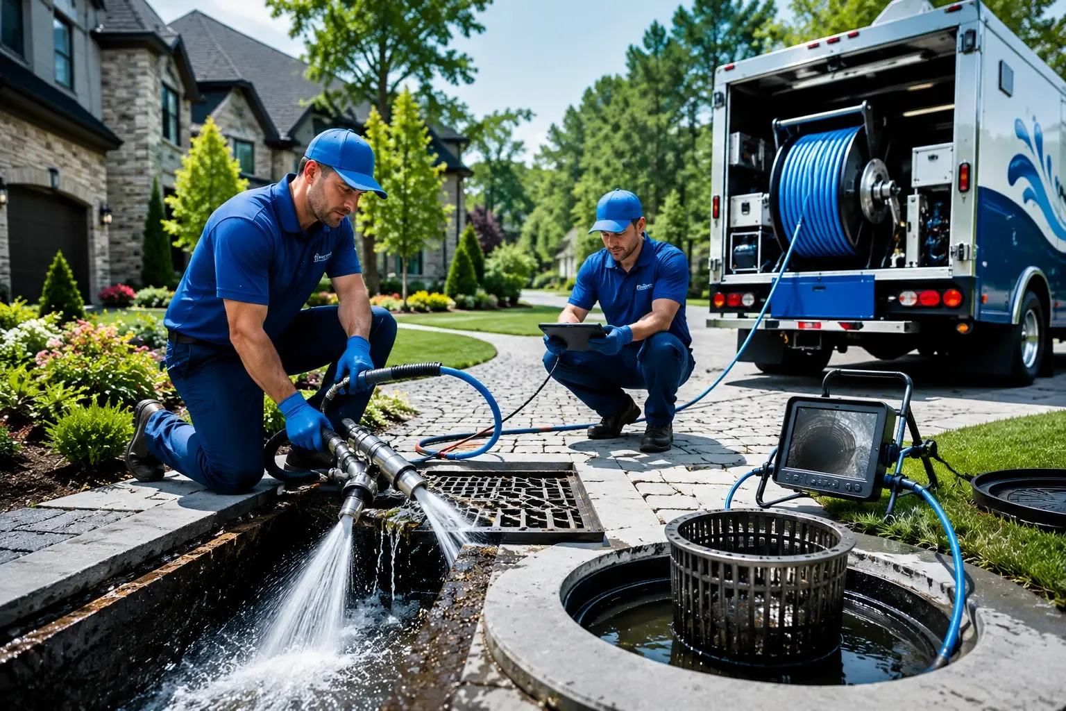 Local outdoor drain cleaning professionals in Suffield, CT