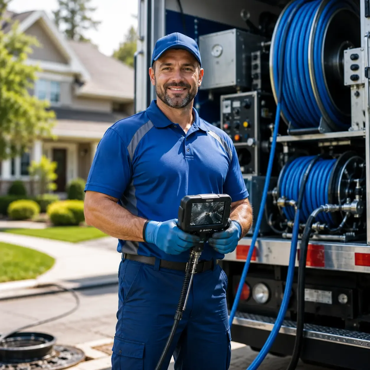 Local outdoor drain cleaning specialists in Suffield, CT